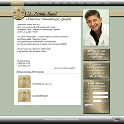 site pessoal de mÃ©dico ortopedista