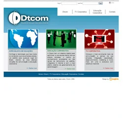 site estático, institucional, com menu DHTML